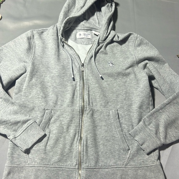 Original Penguin Gray Hoodie - Picture 2 of 6